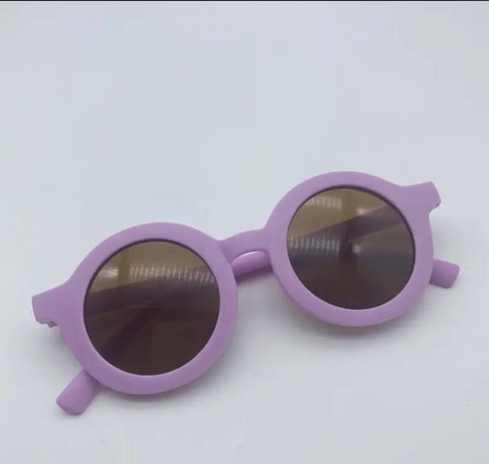 Kinder Zonnebril - Bril - Kind - Baby - Lila / Paars – Vanaf 2 jaar - 6 jaar | UV beschermend - Opklapbaar | Kinderzonnebril – Zonnebrillen | DH Collection van Merkloos