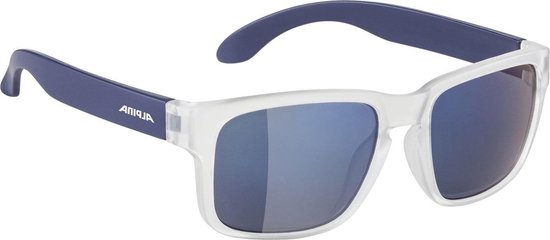 Kinder Zonnebril - Jongens Meisjes Bril - Bescherming Tegen Zon - Onbreekbare Keramische Glazen - One Size - Blauw Transparant Mat