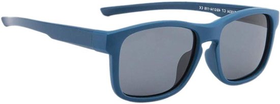 Kinder Zonnebril - Jongens Meisjes Bril - UV Bescherming - Gepolariseerde Lens - 49mm Lens Breedte - Navy Blauw van Merkloos