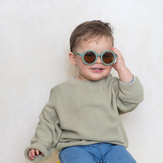 Kinder Zonnebril Lalieloe - 2 t/m 5 jaar - Groen van Merkloos
