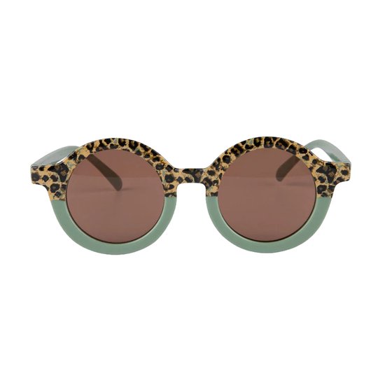Kinder Zonnebril | Luipaard Groen | UV400 | Fashion Favorite