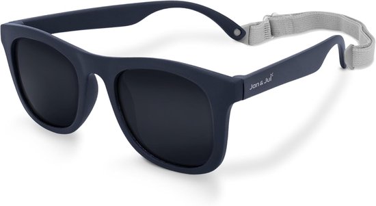Kinder Zonnebril - Polariserende Bril - Buiten Spelen - 100% UV Bescherming - Medium 2-6 Jaar - Donkerblauw van Merkloos