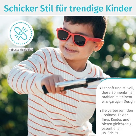 Kinder Zonnebril - Zomer Accessoire - Bescherming Ogen - Lichtgewicht Ontwerp - 10x5x3 cm - Roze