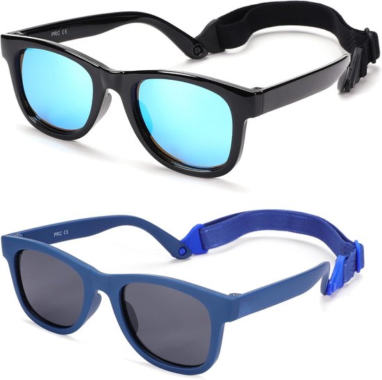 Kinderszonnebril Flexibel Silicone UV400 Bescherming voor Baby's en Peuters van Merkloos