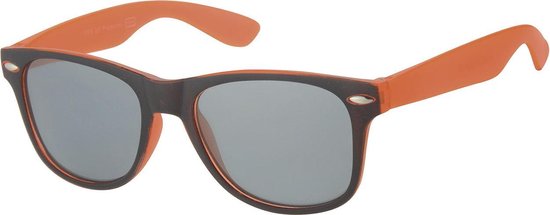 Kinderzonnebril 5 - 8 jaar Orange and Black Jongens & Meisjes Hippe Kids Bril Kinderbril Zonnebril van Kinder