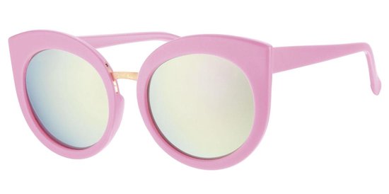 Kinderzonnebril 8 - 12 jaar Meisjes Tutorial Pink Mirror Kinderbril Zonnebril Junior Uv-straling van Merkloos