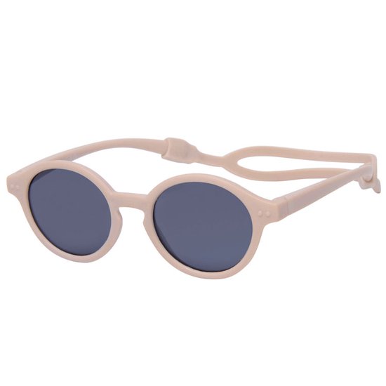 Kinderzonnebril Beige/Zand met hoofdband 10mnd-4jr - 100% UV cat 3 van Kinder