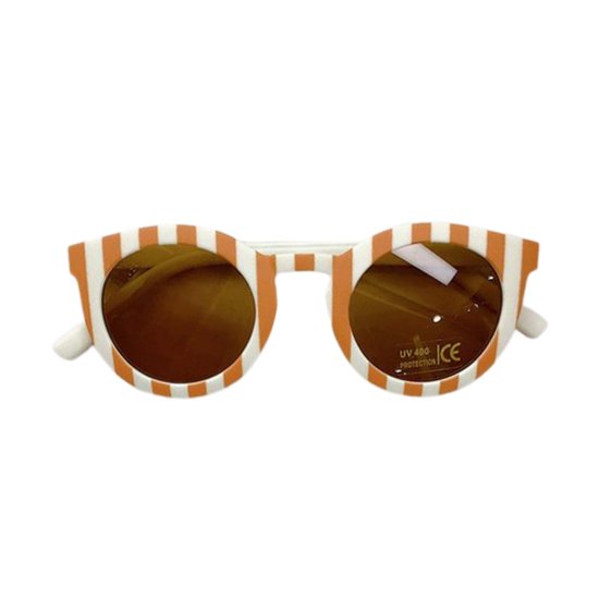 Kinderzonnebril | Kinder zonnebril | Sunglasses kids | Streep Oranje | Ivy and Soof van Kinder