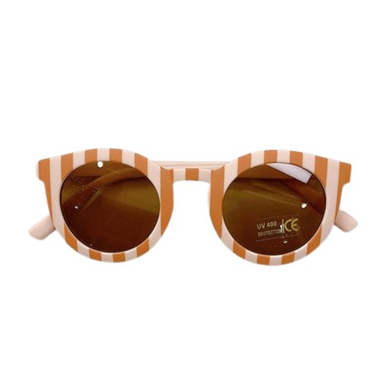 Kinderzonnebril | Kinder Zonnebril | Sunglasses Kids | Streep Roze | Ivy and Soof van Kinder