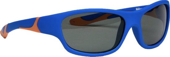 Kinderzonnebril Kris 3-8 jaar - maat M - blauw oranje van Kinder