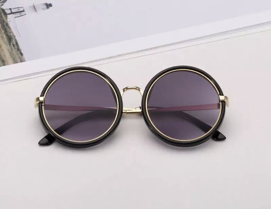 KINDERZONNEBRIL - LUXE ZONNEBRIL - UV400 BESCHERMING - KINDER ZONNEBRIL - UV400 FILTER - VINTAGE - HIP - PAARS van Kinder