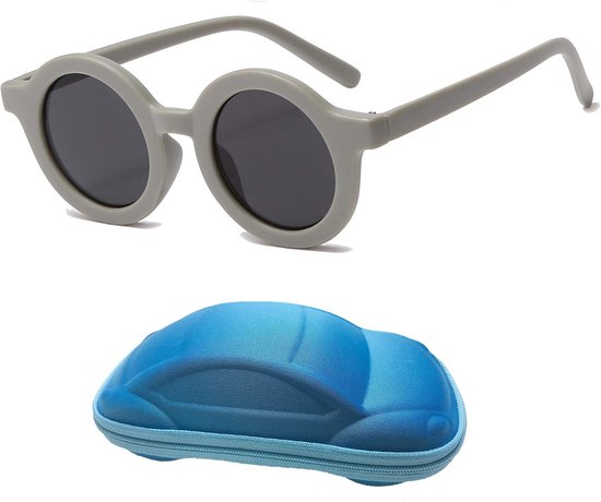 Kinderzonnebril Met UV400 Bescherming - Flexibele Lenzen & Comfortabele Neuspad - Geschikt Voor Jongens & Meisjes (2-7 jaar) van Merkloos