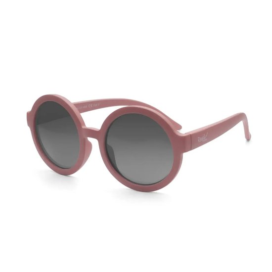 Kinderzonnebril onbreekbaar, flexibel - Real Shades - UV-zonnebril voor kinderen - Vibe - Mat Mauve - maat Onesize (4-6yrs) van Merkloos