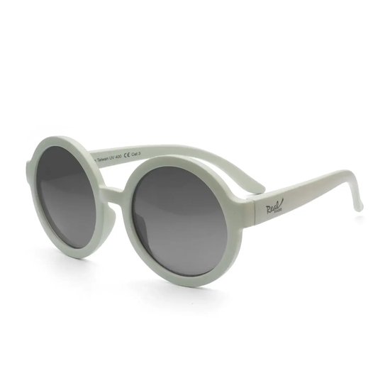 Kinderzonnebril onbreekbaar, flexibel - Real Shades - UV-zonnebril voor kinderen - Vibe - Mat Mint - maat Onesize (4-6yrs) van Merkloos