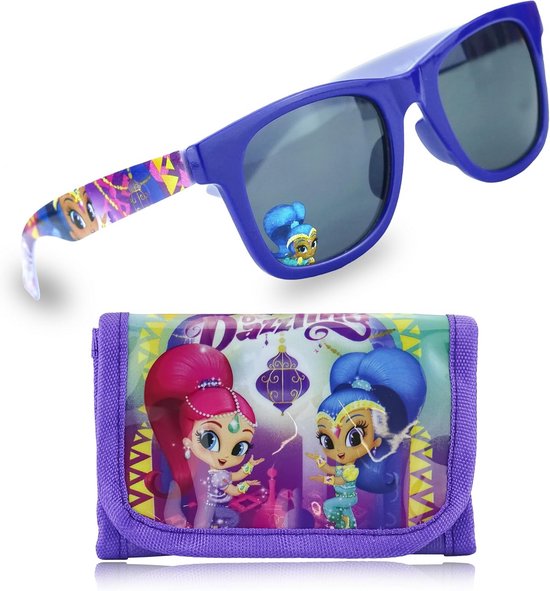 Kinderzonnebril UV400 met Portemonnee Set - Zomeraccessoires voor Meisjes en Jongens Vanaf 3 jaar van Merkloos