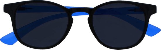 Kinderzonnebril UV400 voor Jongens en Meisjes 6+ - Zwart met Blauwe of Roze Accentrand