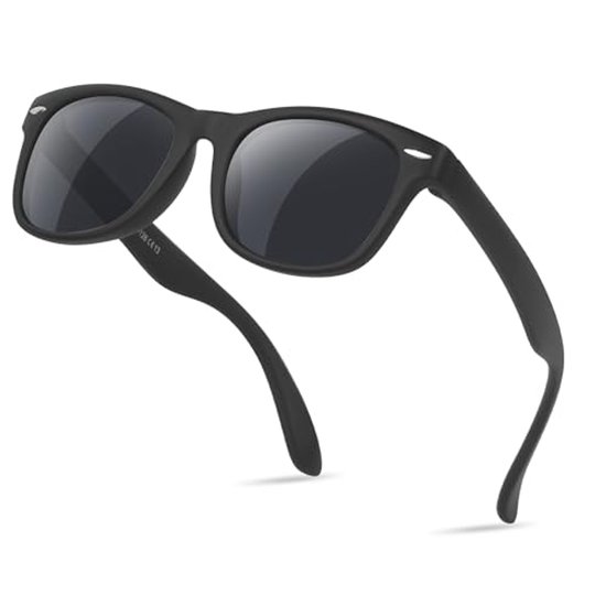 Kinderzonnebril voor Jongens en Meisjes - Gepolariseerde Peuterzonnebril 3-10 Jaar met UV Bescherming en Flexibel Rubberen Frame van Cressi