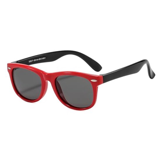 Kinderzonnebril voor kinderen, siliconen, gepolariseerde, flexibele zonnebril, anti-UV400, voor jongens en meisjes van 3-12 jaar van LJSXDD