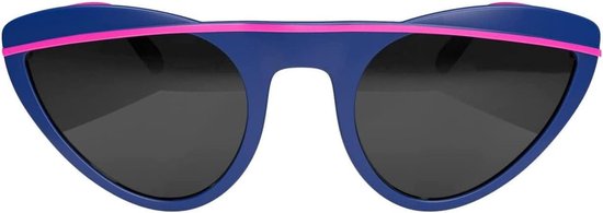 Kinderzonnebril voor meisjes vanaf 5 jaar - Flexibele stijl met UVA/UVB-bescherming en krasbestendige lenzen inclusief houder van Merkloos