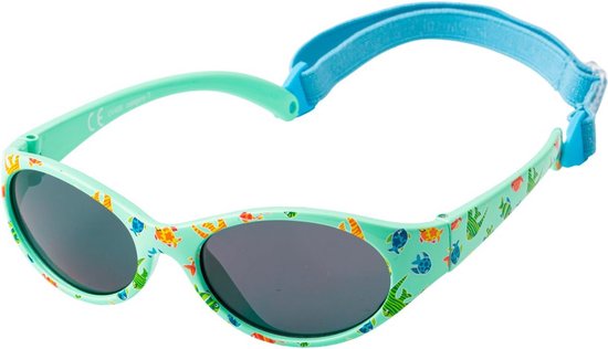Kinderzonnebril voor Peuters van 2 tot 4 Jaar - UV400 Bescherming en Polariserende Lenzen - Flexibel Ontwerp met Verstelbare Riem van Merkloos