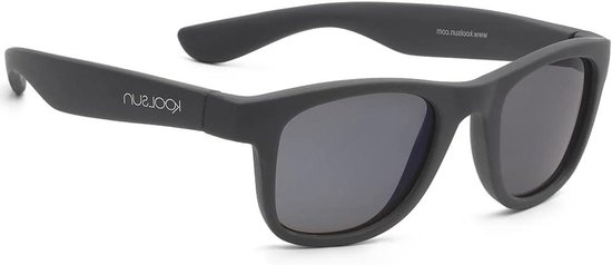 Kinderzonnebril - Zonnebril Kids - Bescherming Tegen Zon - UV400 Categorie 3 - 1-5 Jaar - Gunmetal