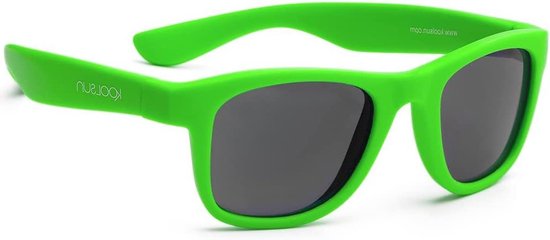 Kinderzonnebril - Zonnebril kinderen - Bescherming tegen zonlicht - UV400 Categorie 3 - 1-5 jaar - Neon groen van Merkloos