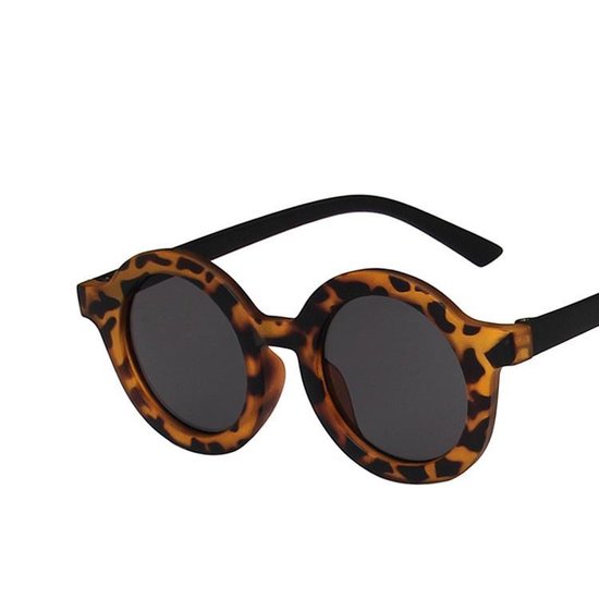 Kinderzonnebril - Zonnebril meisje- Zonnebril jongen - Zonnebril - UV bescherming - Trendy - Hip - Retro - Panter - Gewoon Leuk! van Kinder