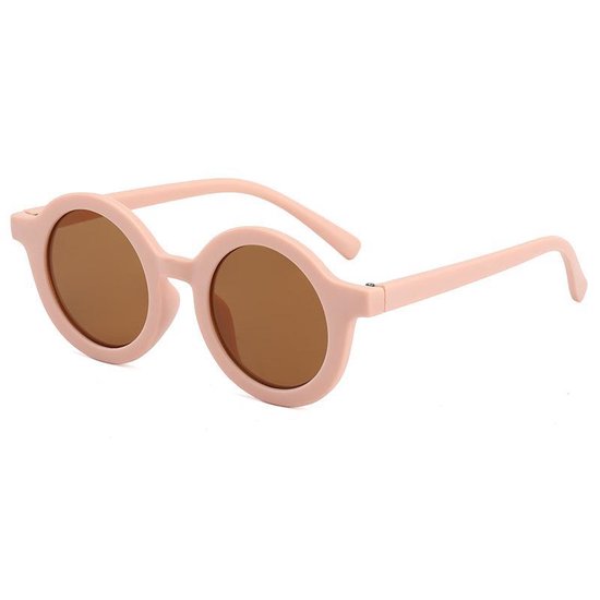 Kinderzonnebril - Zonnebril meisje- Zonnebril jongen - Zonnebril - UV bescherming - Trendy - Hip - Retro - Roze - Gewoon Leuk! van Kinder