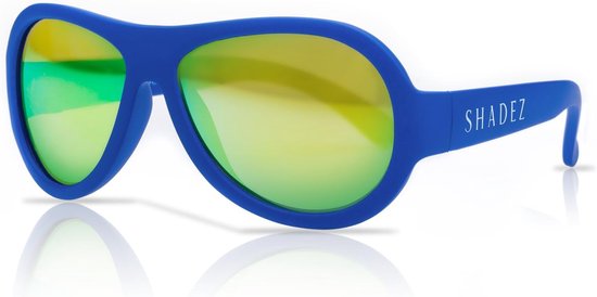 Kindvriendelijke Zonnebril Baby en Peuter 0-7 jaar - UV400 Bescherming - Duurzaam & Trendy - Zwart Blauw