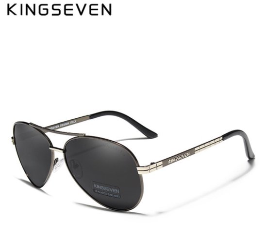 KingSeven Blackstar - Pilotenbril met UV400 en polarisatie filter - Z200 van Kingseven