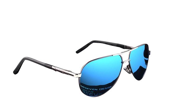 KingSeven Bluestar - Pilotenbril met UV400 en polarisatie filter - piloten zonnebril van Kingseven