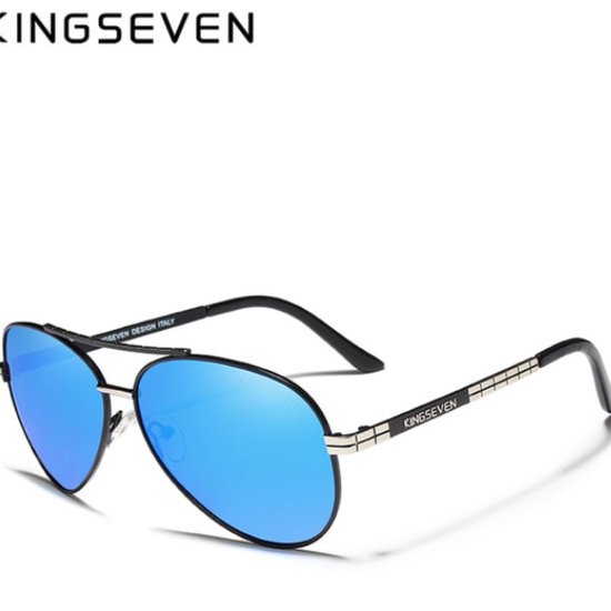 KingSeven Bluestar - Pilotenbril met UV400 en polarisatie filter - Z201 van Kingseven