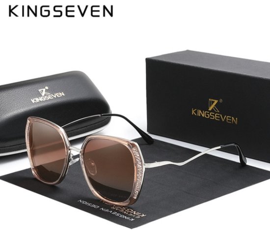 KingSeven Bruin - Butterfly met UV400 en polarisatie filter - Z213 van Kingseven