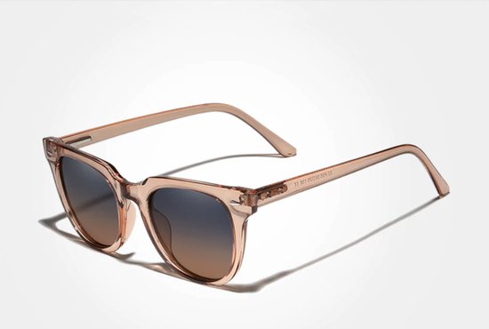 Kingseven Cat eye Zonnebril - UV400 - Gepolariseerd - Transparant - Brownstar - Z7094 van Kingseven