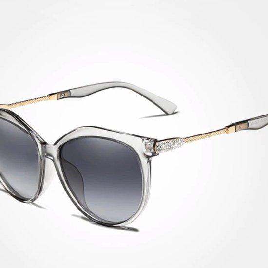 Kingseven Cat Eye Zonnebril - UV400 - Gepolariseerd - Transparant - Greystar - Z3023 van Kingseven