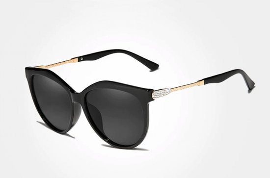 Kingseven Cat Eye Zonnebril - UV400 - Gepolariseerd - Zwart - Blackstar - Z3023 van Kingseven