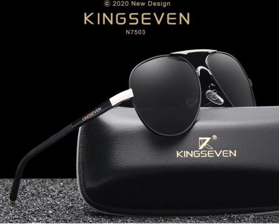 Kingseven grijs - Met UV400 en polarisatie filter van Kingseven