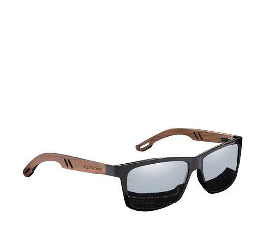 KingSeven Grijs - Zonnebril Heren - zonnebril met UV400 en polarisatie filter - Z209 van Kingseven