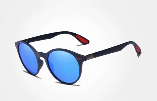 Kingseven Ronde Zonnebril - UV400 - Gepolariseerd - Blauw - Bluestar - Z9090 van Kingseven