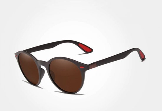 Kingseven Ronde Zonnebril - UV400 - Gepolariseerd - Bruin - Brownstar - Z9090 van Kingseven