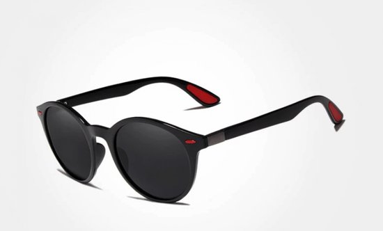 Kingseven Ronde Zonnebril - UV400 - Gepolariseerd - Zwart - Blackstar - Z9090 van Kingseven