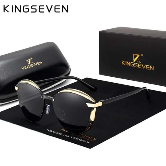 Kingseven Vintage - met UV400 en polarisatie filter van Kingseven