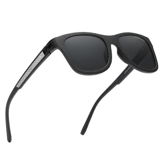 KINGSEVEN Zonnebril 745 - Zwart-Grijs – Heren - Vrouwen - Gepolariseerd - UV400 - Sportief van Merkloos