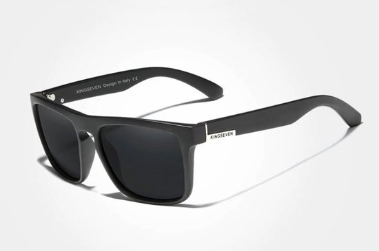 Kingseven zonnebril Heren - UV400 - Gepolariseerd - Zwart - Blackstar - Z751 van Kingseven