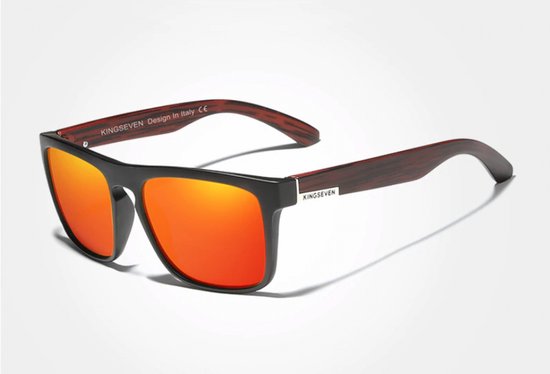 Kingseven zonnebril - UV400 - Gepolariseerd - Zwart - Redstar - Z751 van Kingseven