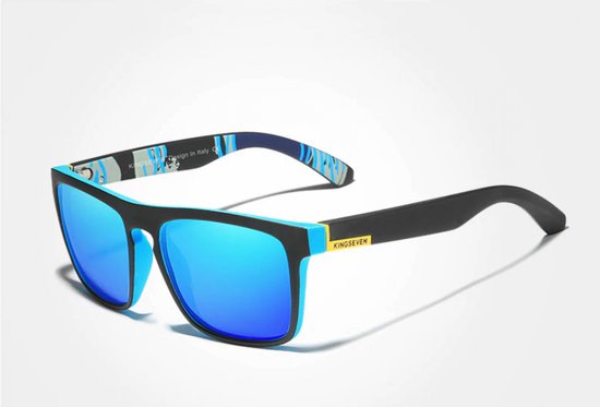 Kingseven zonnebril - UV400 - Gepolariseerd - Zwart/Blauw - Bluestar - Z751 van Kingseven