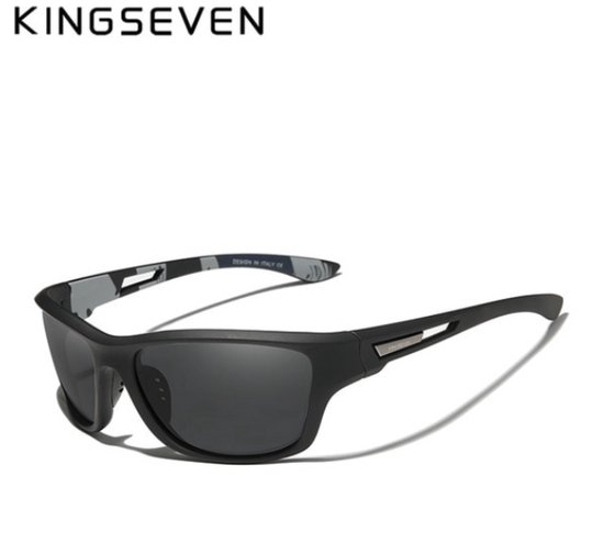 KingSeven Zwart - Sports met UV400 en polarisatie filter - Z202 van Kingseven