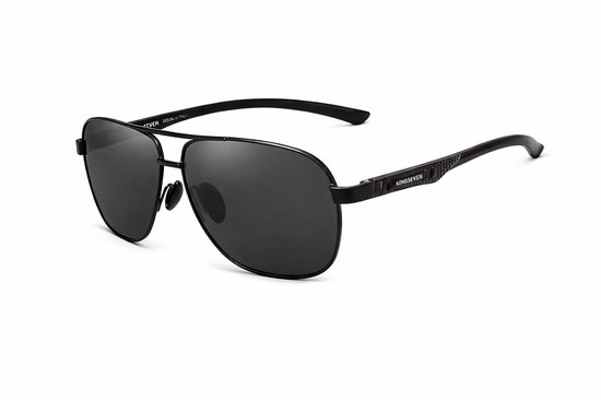 Kingseven zwart/grijs - Met UV400 en polarisatie filter van Merkloos