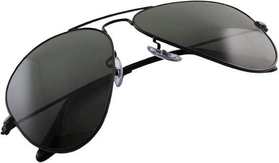 Klassieke Unisex Zonnebril met Zilveren Gespiegelde Glazen - UV400 Bescherming van Merkloos