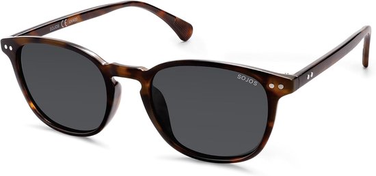 Kleine Afgeronde Vierkante Gepolariseerde Zonnebril voor Vrouwen Mannen Vintage Stijl UV400 Lens SJ2637